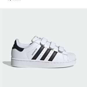 ADIDAS - SUPERSTAR II COMFORT CLOSURE SHOES KIDS size 11 unisex
